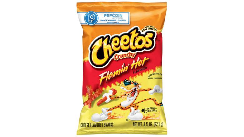 Order Cheetos Crunchy Snacks Flamin Hot food online from Aldan Sunoco store, Aldan on bringmethat.com