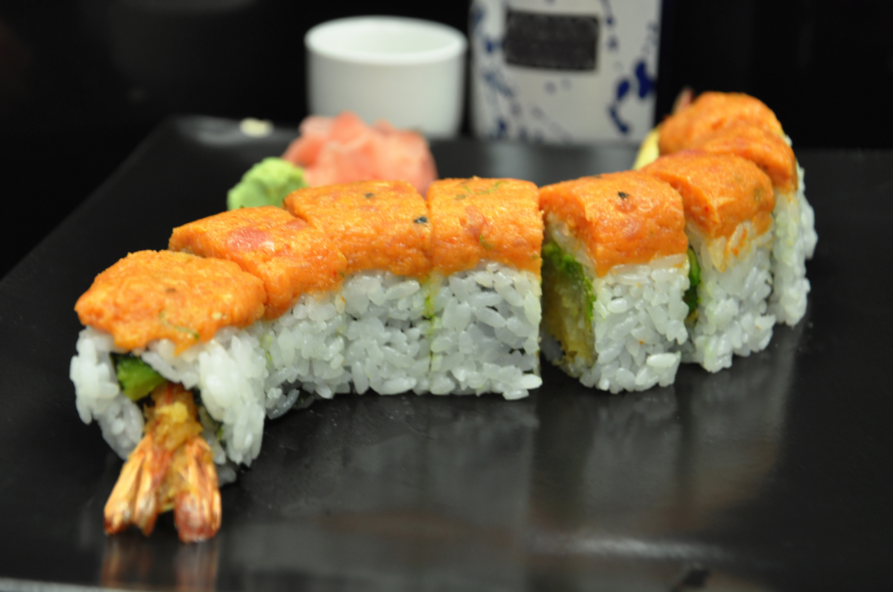 Order Red Dragon Roll food online from Umi Sushi store, Ann Arbor on bringmethat.com