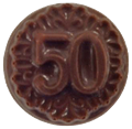 Order 50 Chocolate Coin food online from Painted Turtle Chocolatier store, Osseo on bringmethat.com