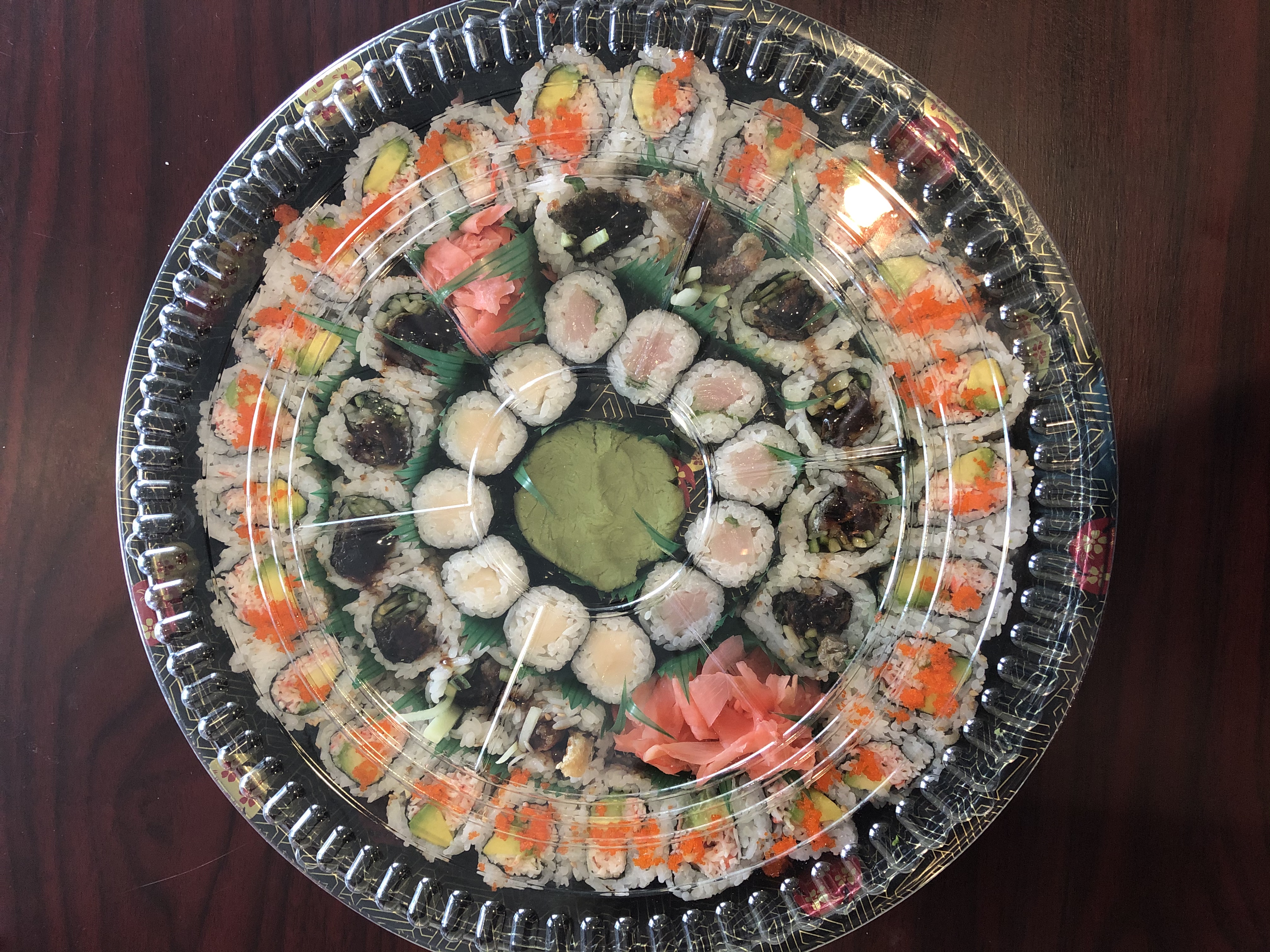 Order 1 Chefs Choice of 8 Small Roll Party Platter food online from Mama Wok store, Rockville on bringmethat.com