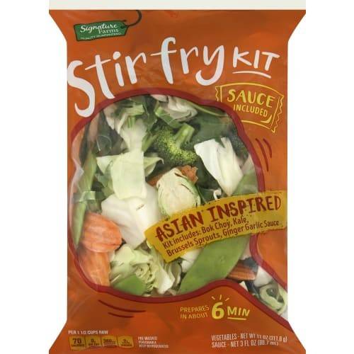 Order Signature Farms · Asian Inspired Stir Fry Kit (1 kit) food online from Albertsons Express store, Kennewick on bringmethat.com