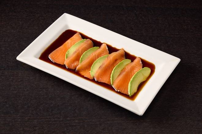 Order SALMON AVOCADO SASHIMI food online from Ra Sushi Dulles store, Dulles on bringmethat.com