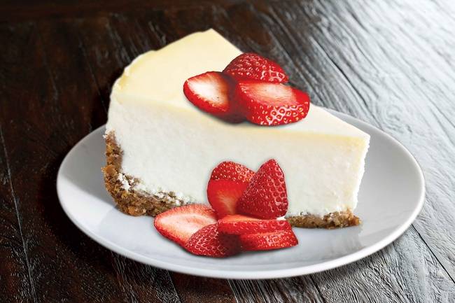 Order Strawberry Topped Cheesecake food online from Jasons Deli store, Olathe on bringmethat.com