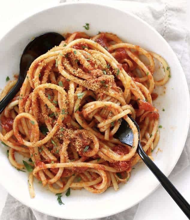 Order Spaghetti food online from Pizzaroni store, Vienna on bringmethat.com