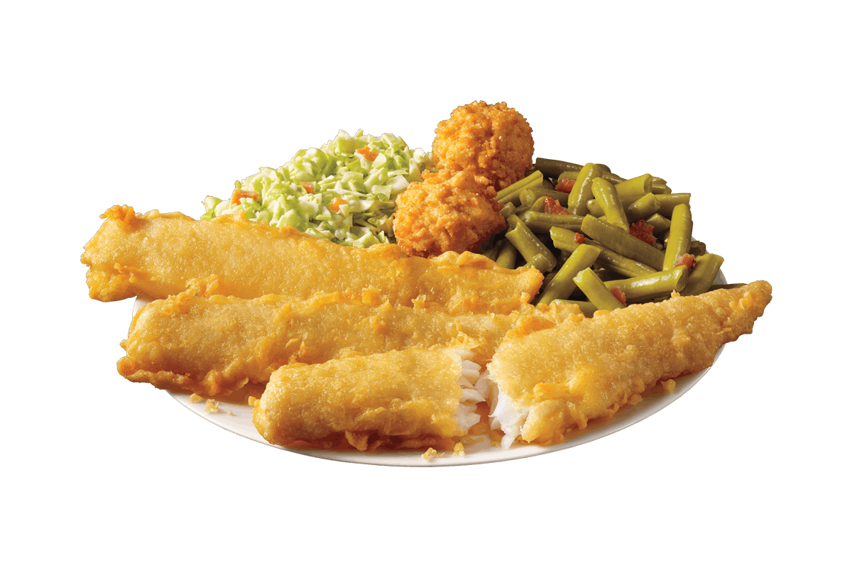 Order 3 Piece Batter Dipped Fish Meal food online from Captain D's Seafood store, Princeton on bringmethat.com