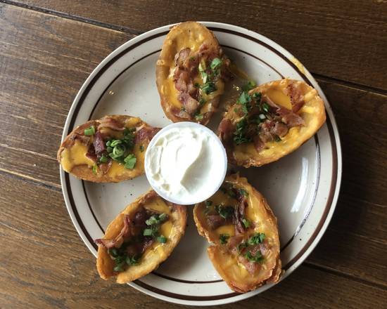 Order Potato Skins food online from Jim Dandy Of Rutherford store, Rutherford on bringmethat.com
