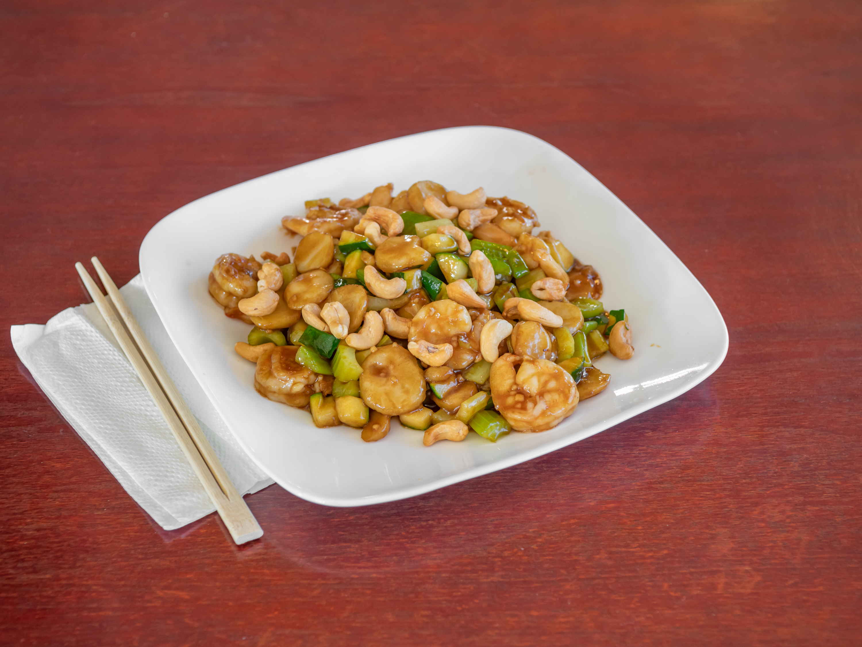 Order J02. Shrimp with Cashew Nut food online from Gold Chef store, Chandler on bringmethat.com