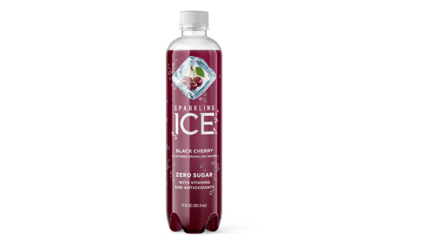 Order Sparkling Ice Black Cherry - with Antioxidants and Vitamins 17 oz Bottle food online from Rancho Liquor store, Thousand Oaks on bringmethat.com