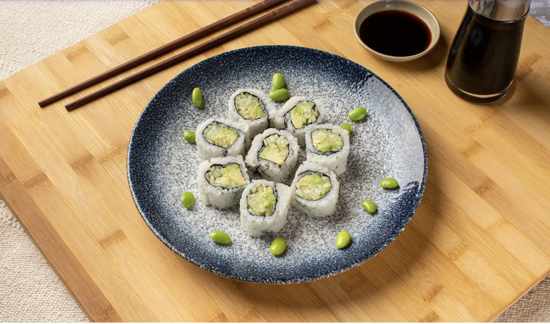 Order 34 Avocado Cucumber Roll food online from Yama Sushi Bar & Chinese Food store, Glen Rock on bringmethat.com