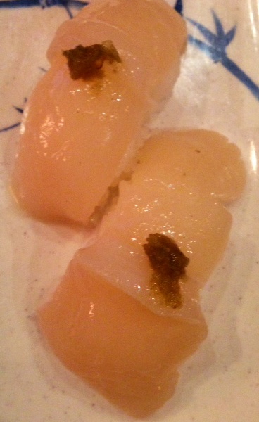 Order Sea Scallop Sushi food online from What the fish sushi store, Los Angeles on bringmethat.com