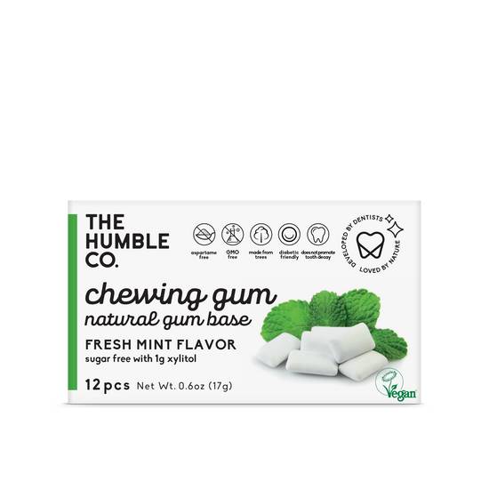 Order The Humble Co. Natural Gum Fresh Mint (12 ct) food online from Rite Aid store, Yamhill County on bringmethat.com
