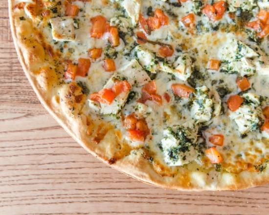 Order Chicken Pesto Pizza food online from Giordano store, Canton on bringmethat.com