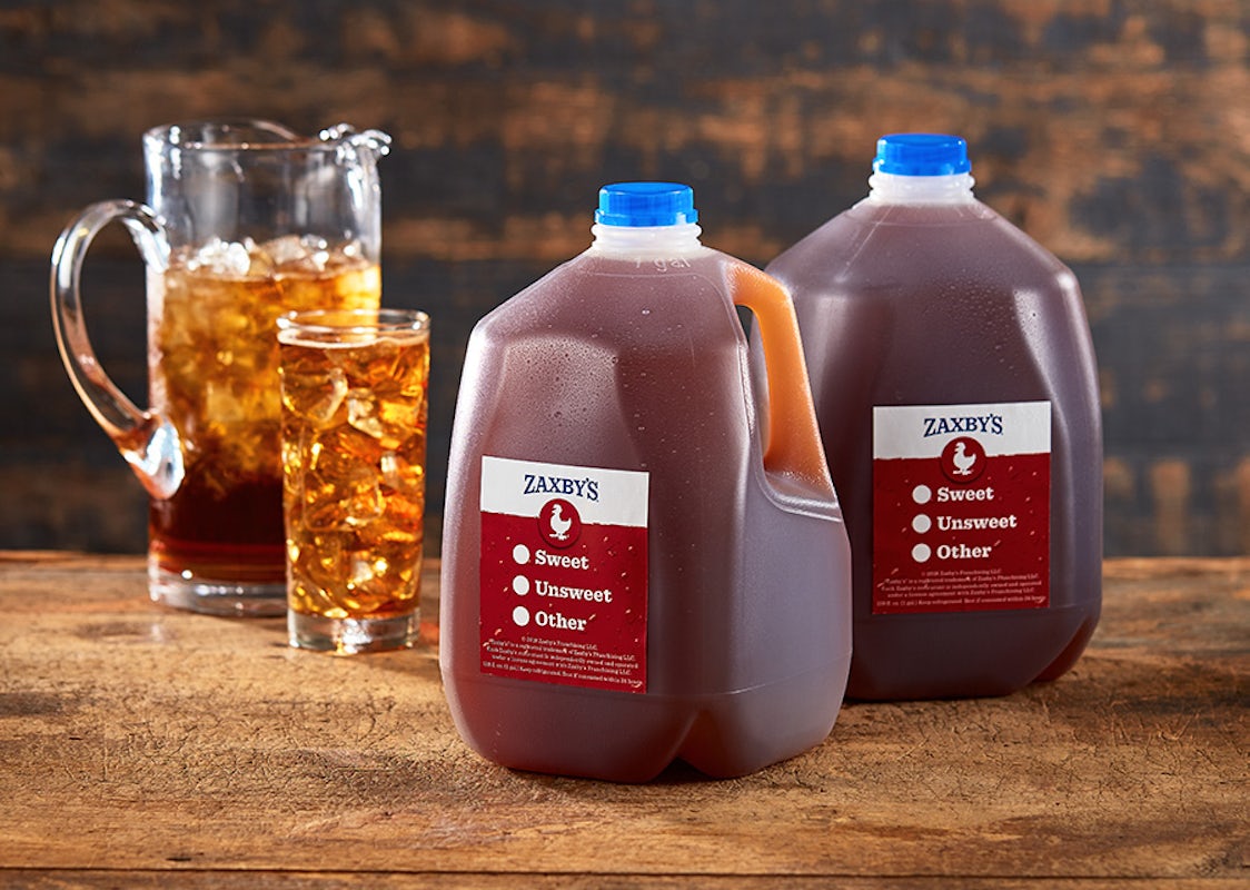 Order Gallon of Sweet Tea food online from Zaxby's store, Union City on bringmethat.com