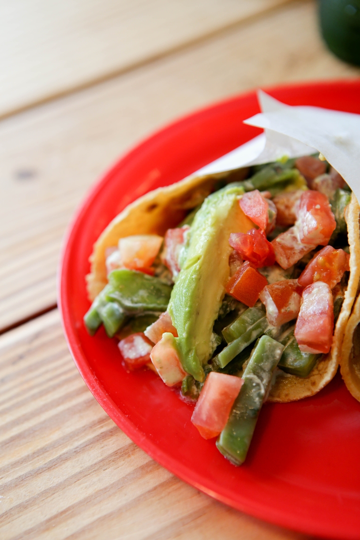 Order NOPAL TACO food online from The Taco Stand store, Orange on bringmethat.com