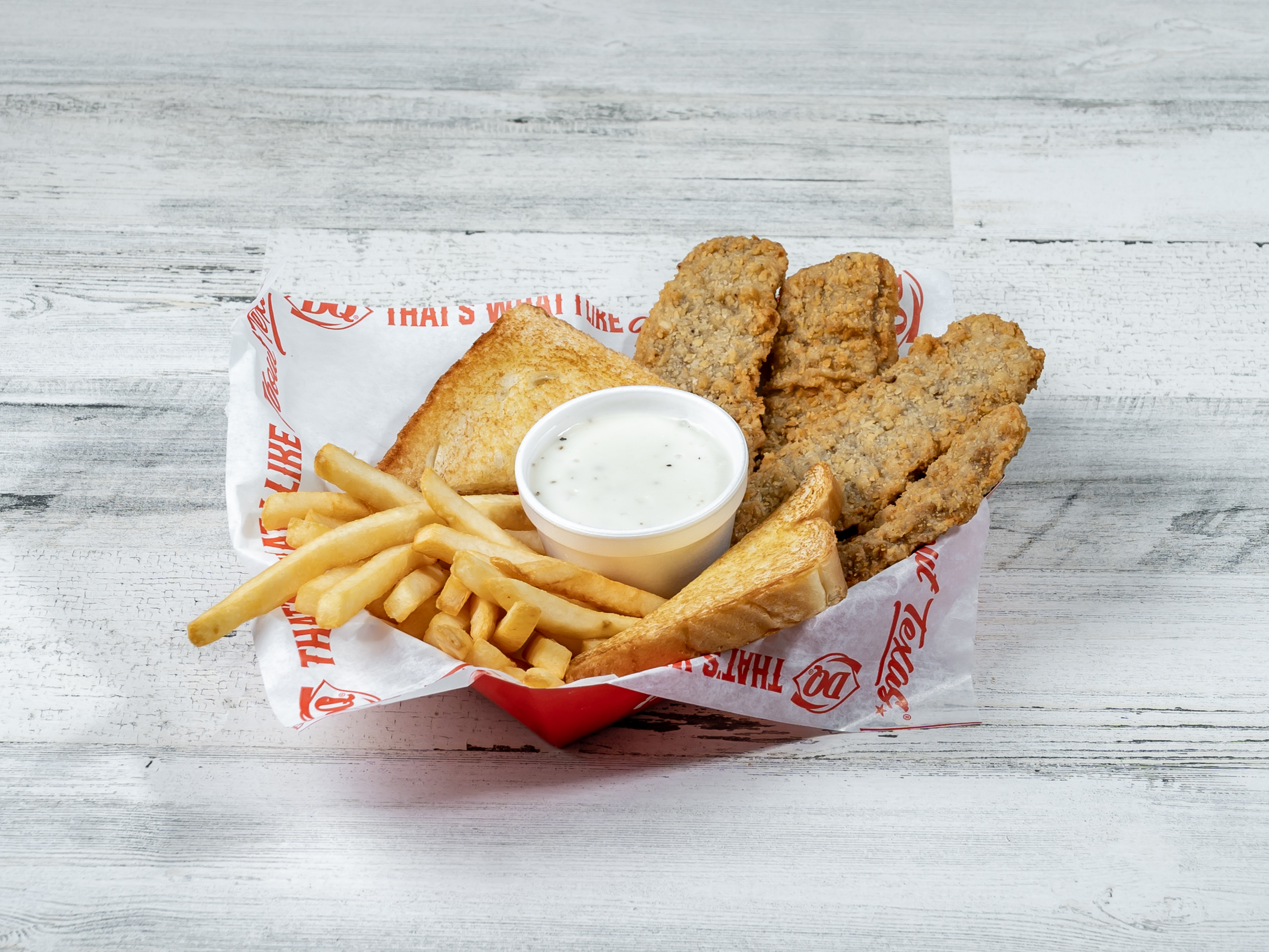 Order 6 Piece Chicken Strip Country Basket food online from Dairy Queen #46120 store, Fort Worth on bringmethat.com
