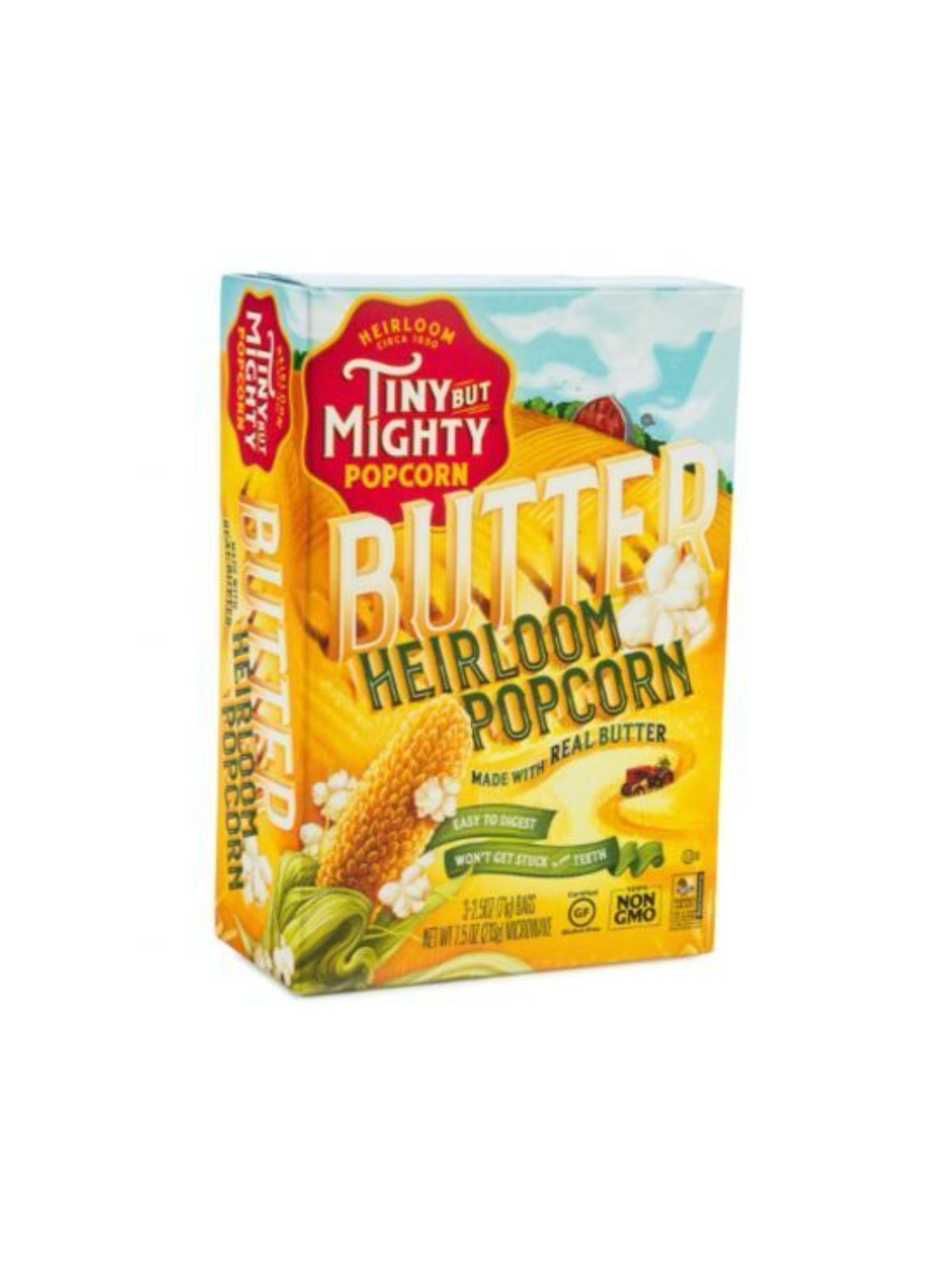 Order Tiny But Mighty Microwave Butter Popcorn (7.5 oz) food online from Stock-Up Mart store, Los Angeles on bringmethat.com