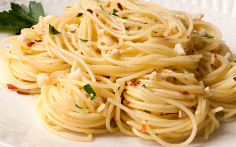 Order Pasta with Oil and Garlic food online from Little italy pizza store, Brooklyn on bringmethat.com