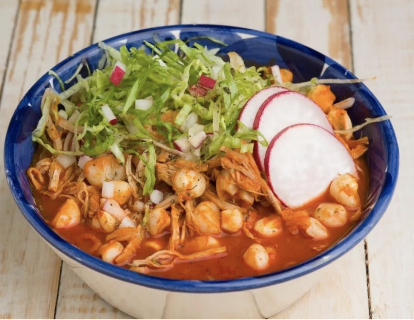 Order Pozole Verde food online from Don Beto's Tacos store, Raleigh on bringmethat.com
