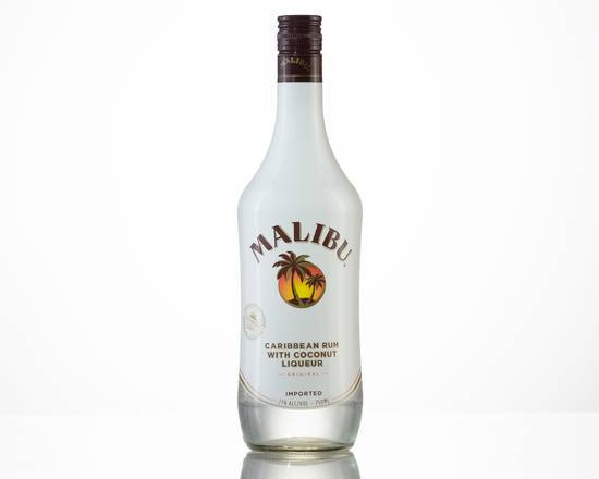 Order Malibu, 1.75L rum (21.0% ABV) food online from Mimi Liquor store, Joliet on bringmethat.com