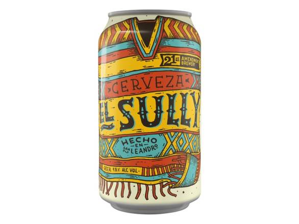 Order 21st Amendment El Sully Lager - 6x 12oz Cans food online from Garfield's Beverage Warehouse store, Chicago on bringmethat.com