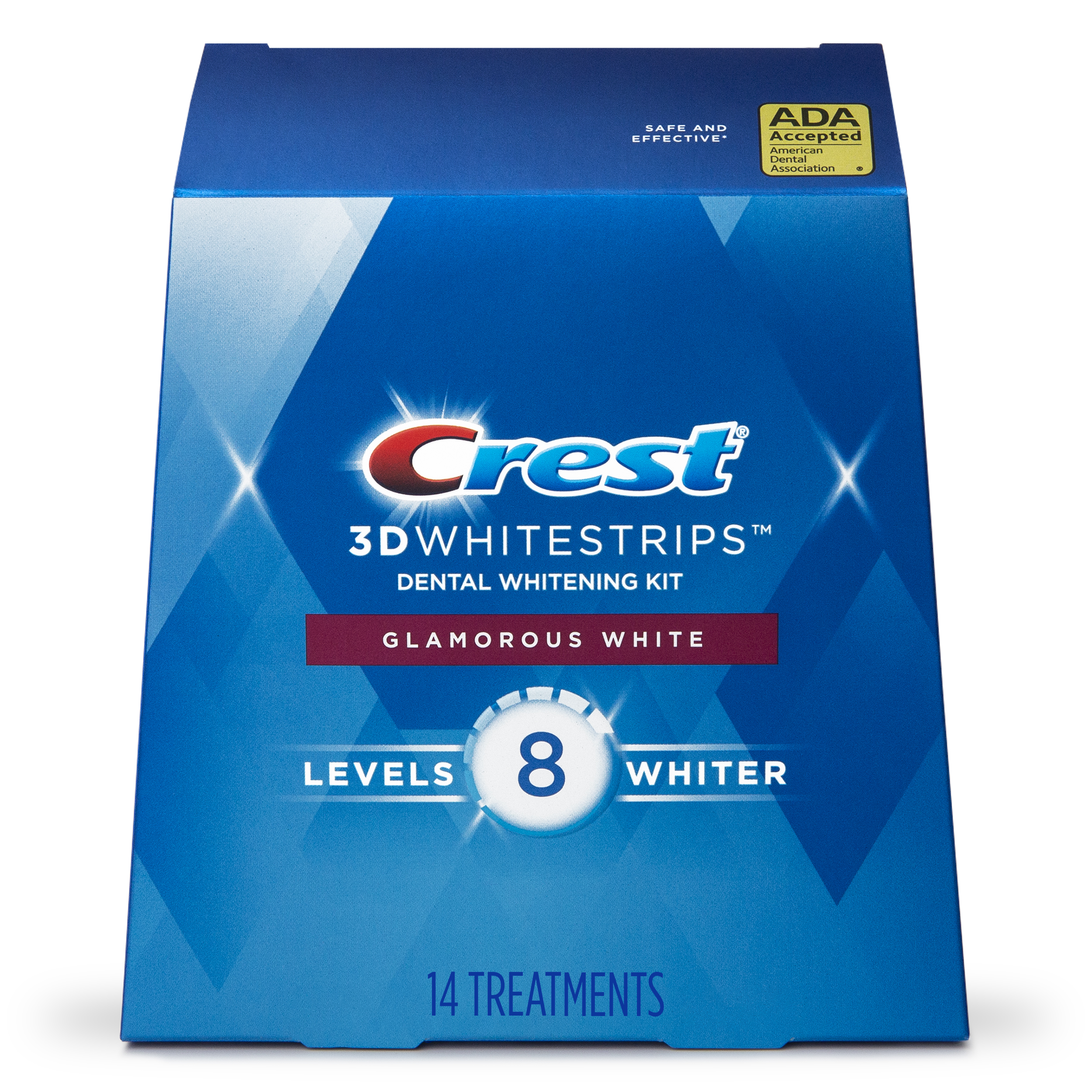 Order Crest 3D Whitestrips Glamorous White At-home Teeth Whitening Kit - 14 ct food online from Rite Aid store, REEDLEY on bringmethat.com