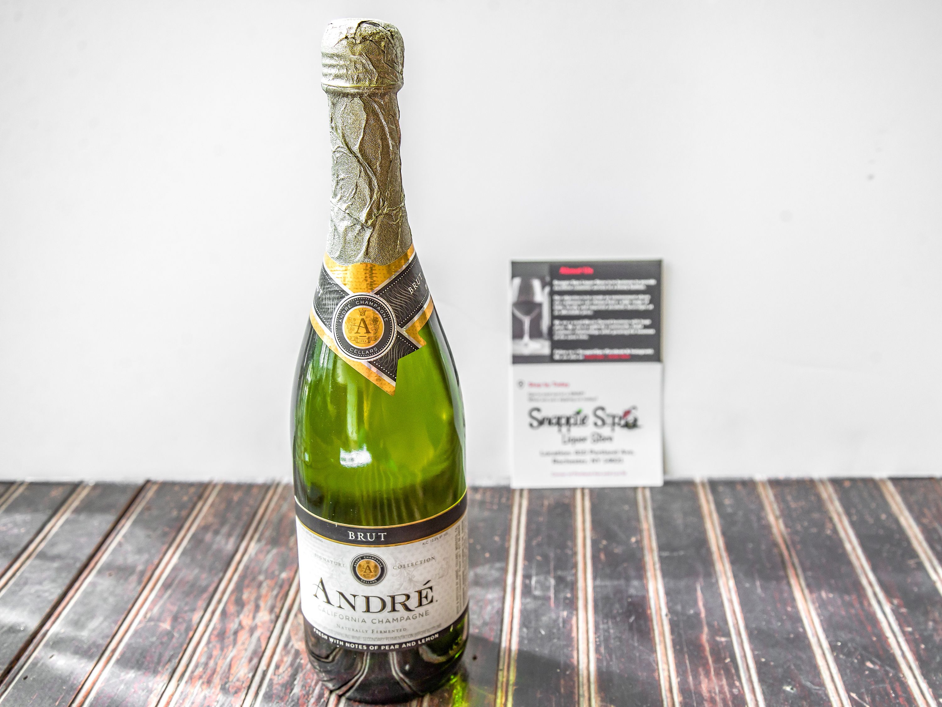 Order Andre Brut 750ML  food online from Snappie Sips store, Rochester on bringmethat.com