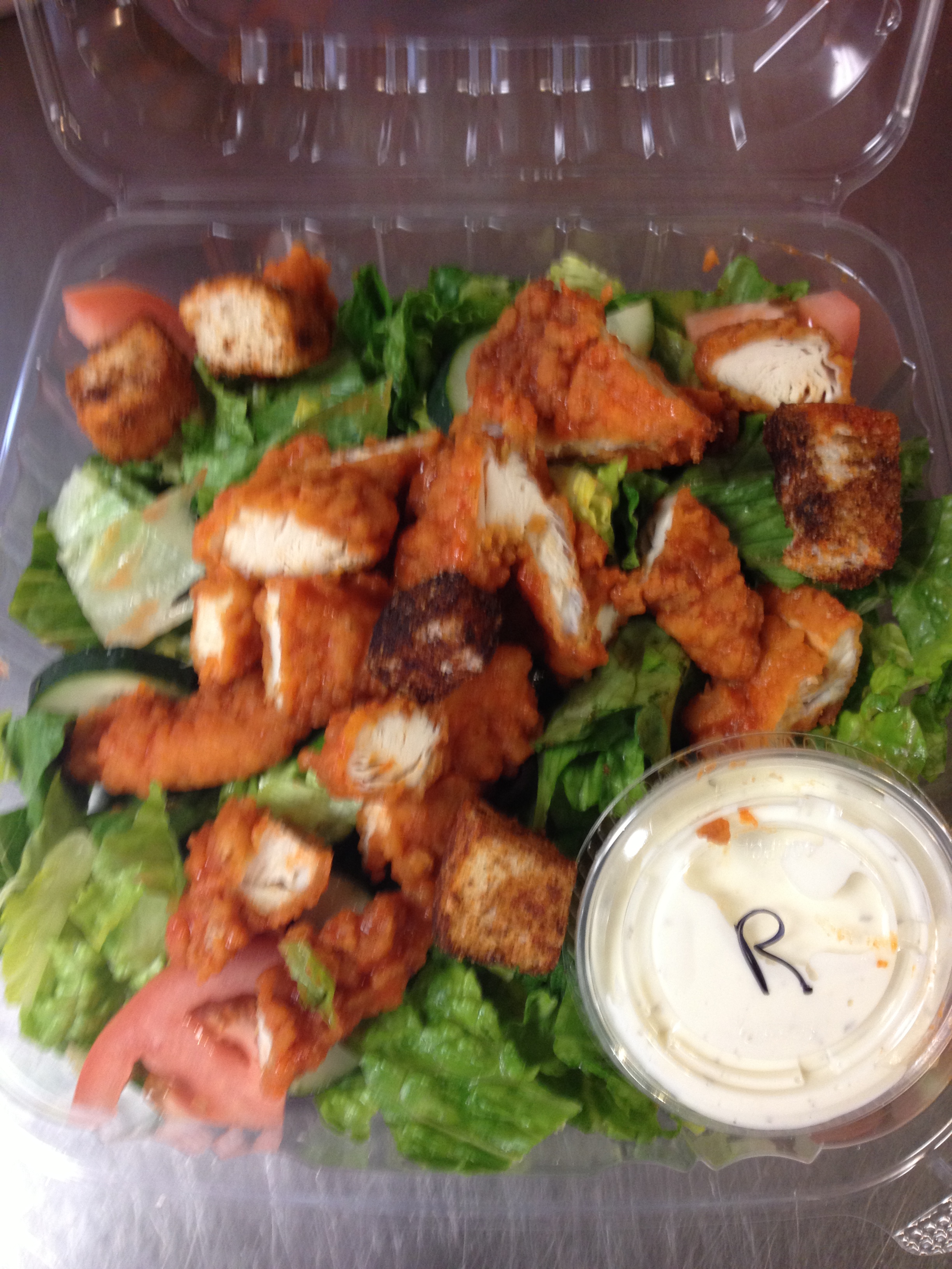 Order Chicken Tender Salad food online from Dc Pizza & Catering store, Albany on bringmethat.com