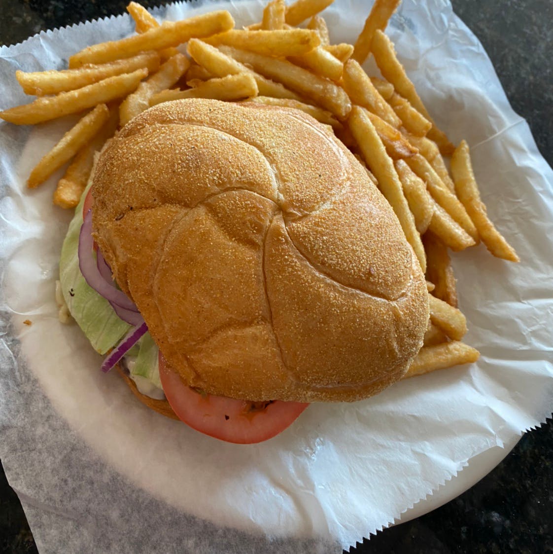Order Cheeseburger Deluxe - Burger food online from Michelangelo's Pizza store, East Brunswick on bringmethat.com