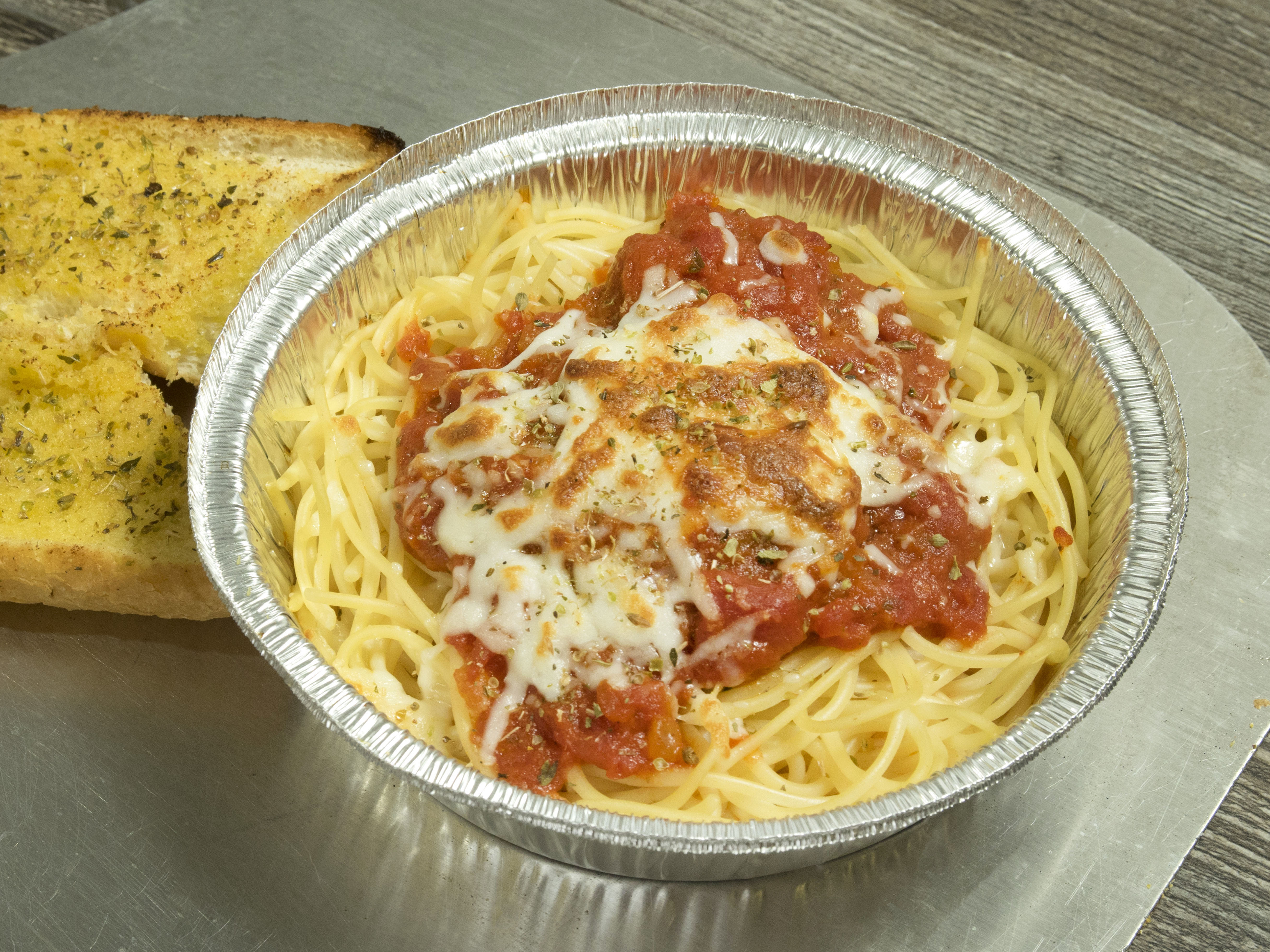 Order Spaghetti with Meatballs food online from Roma's Pizza store, Oceanside on bringmethat.com