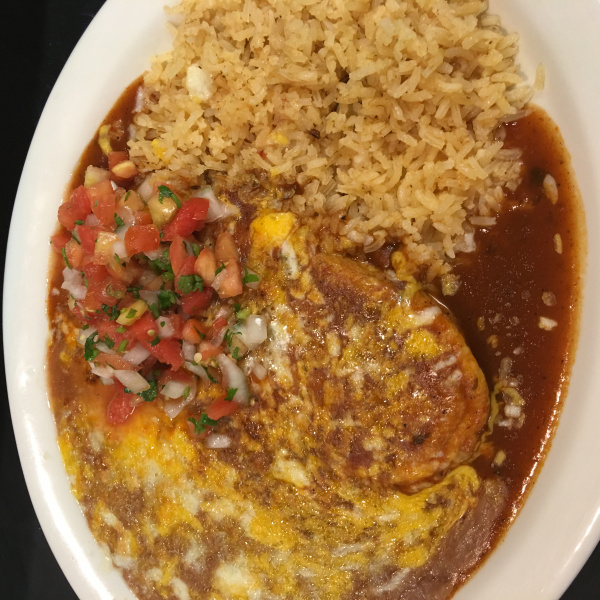 Order  Chile Relleno Dinner food online from Tio's Mexican Food - Day Creek store, Rancho Cucamonga on bringmethat.com