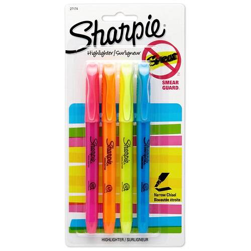 Order Sharpie Accent Pocket Highlighter - 4.0 ea food online from Walgreens store, Fort Collins on bringmethat.com