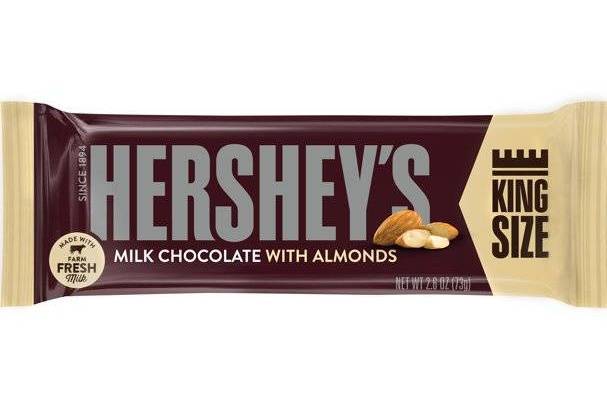 Order Hershey's Almond King Size (2.6 oz) food online from Urban Value Corner Store store, Dallas on bringmethat.com