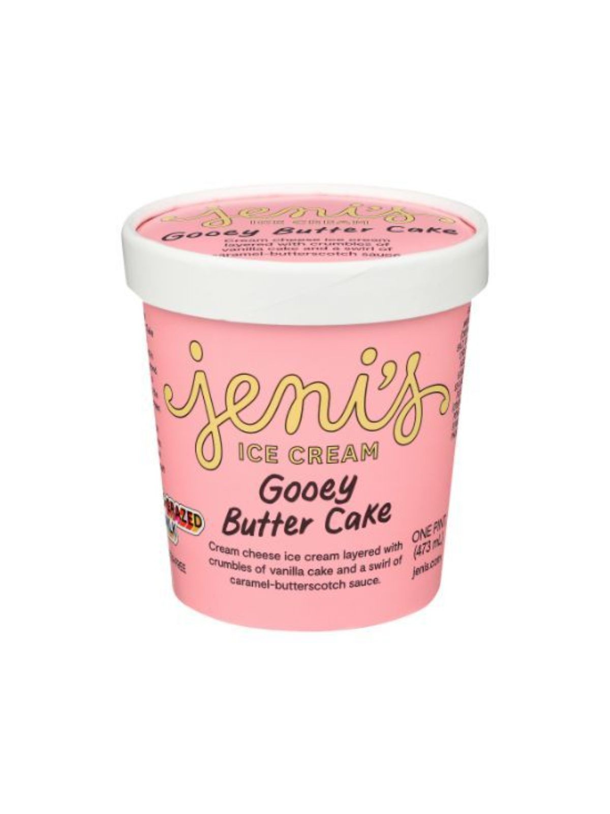 Order Jeni's Gooey Butter Cake Ice Cream (1 Pint) food online from Stock-Up Mart store, Marietta on bringmethat.com
