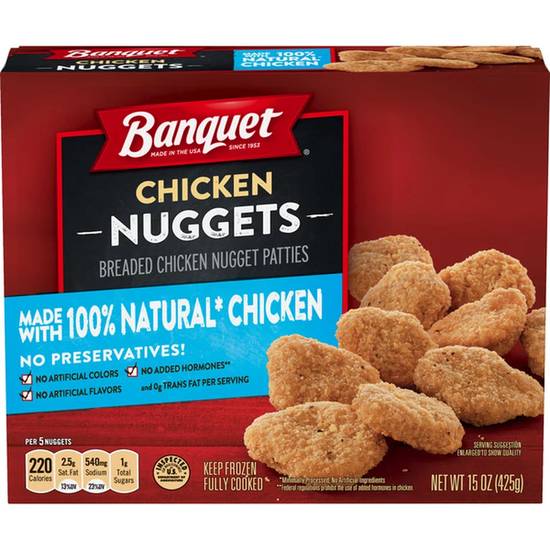 Order Banquet Chicken Nuggets food online from Exxon Food Mart store, Port Huron on bringmethat.com