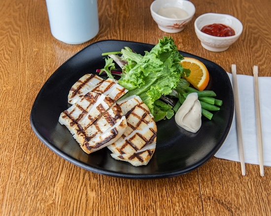 Order Calamari Steak (Dinner) food online from Taiko Japanese Restaurant store, Irvine on bringmethat.com