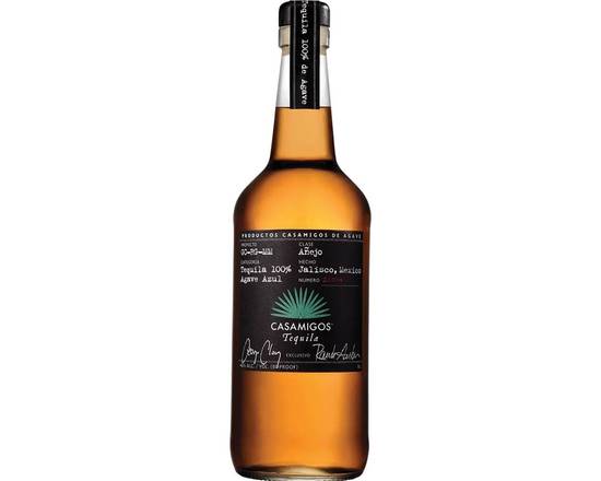 Order Casamigos Anejo, 1000mL tequila food online from Brothers Wine & Liquor store, Copiague on bringmethat.com