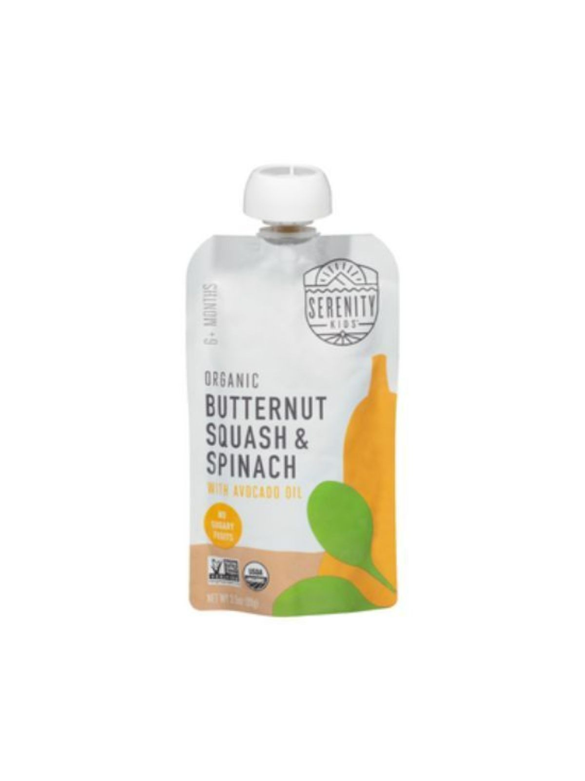Order Serenity Kids Butternut Squash and Spinach Baby Food (3.5 oz) food online from Stock-Up Mart store, Marietta on bringmethat.com