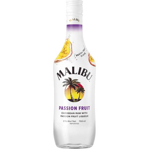 Order Malibu Passion Fruit Rum (750 ML) 74616 food online from Bevmo! store, Simi Valley on bringmethat.com