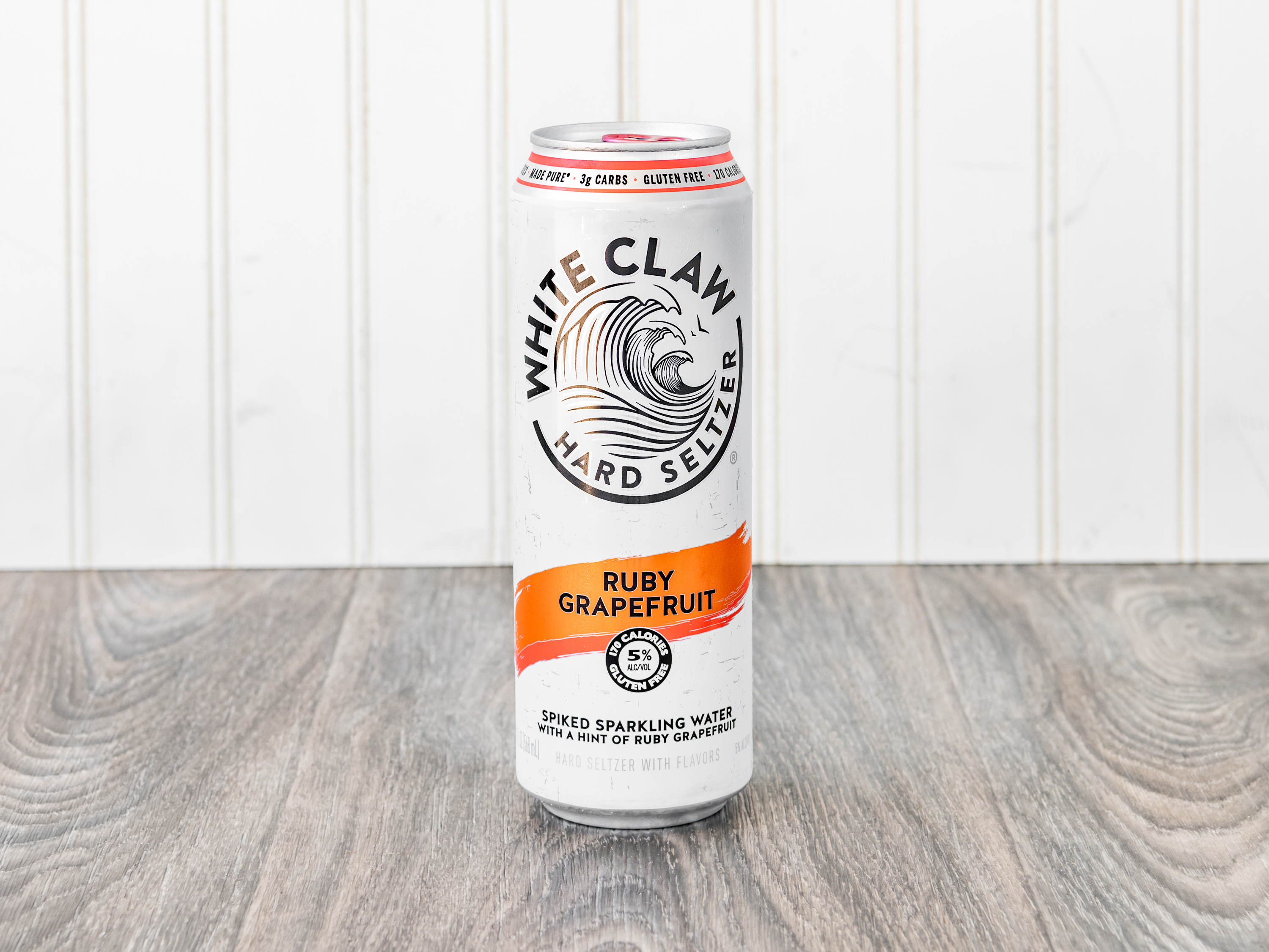 Order White Claw Ruby Grapefruit 19.2 oz Can food online from Chevron Extramile store, Castro Valley on bringmethat.com