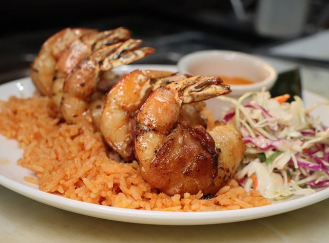 Order Shrimp Parrillada food online from Lalo's Fine Mexican Cuisine store, Dallas on bringmethat.com