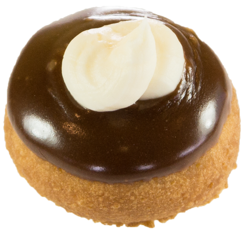 Order Boston Cream Donut food online from Peace, Love & Little Donuts store, Fort Collins on bringmethat.com