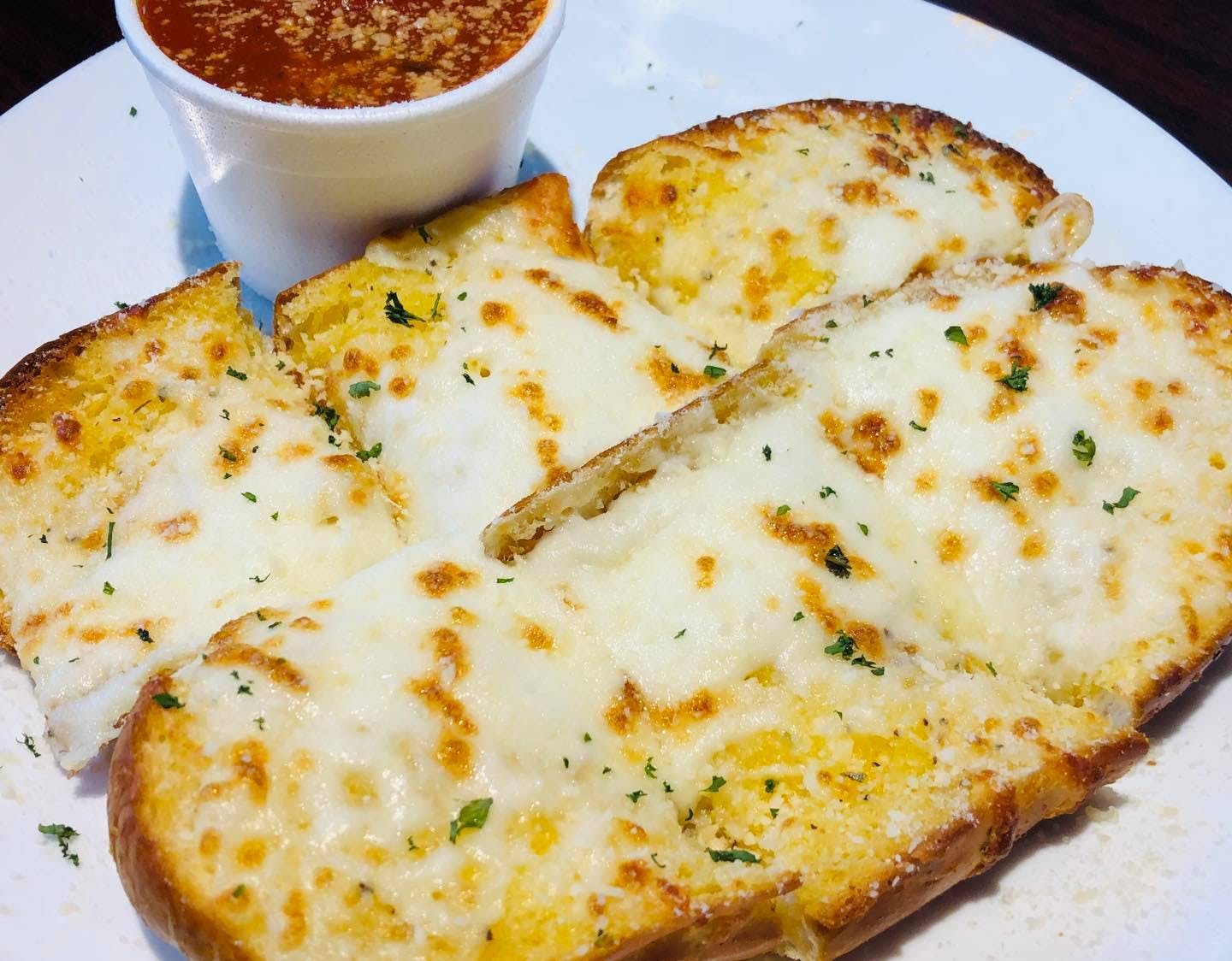 Order Cheese Garlic Bread - 6 Pieces food online from New York Pizza store, Pascagoula on bringmethat.com
