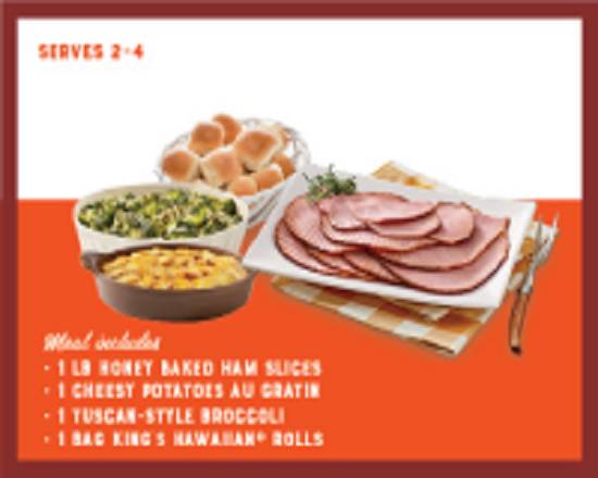 Order By-the-Slice Suppers - 1 lb. Ham food online from Honey Baked Ham Co. & Cafe store, Gurnee on bringmethat.com