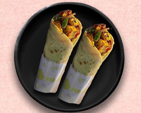 Order Spiced Cottage Cheese Tikka Roll  food online from Curry Empire store, Ardsley on bringmethat.com