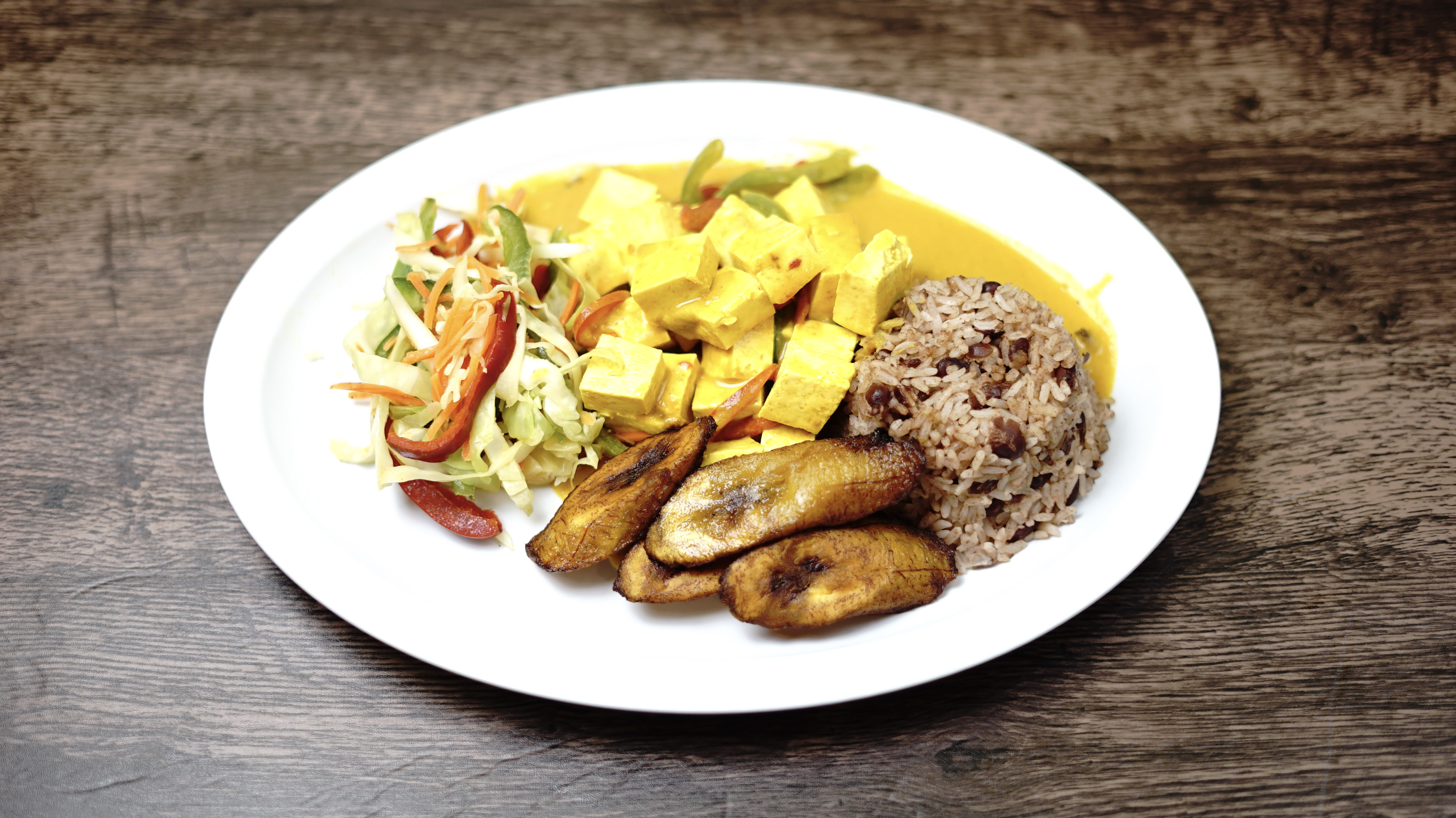 Order Curry Tofu Lunch food online from Yaad Style Jamaican Cuisine store, Portland on bringmethat.com