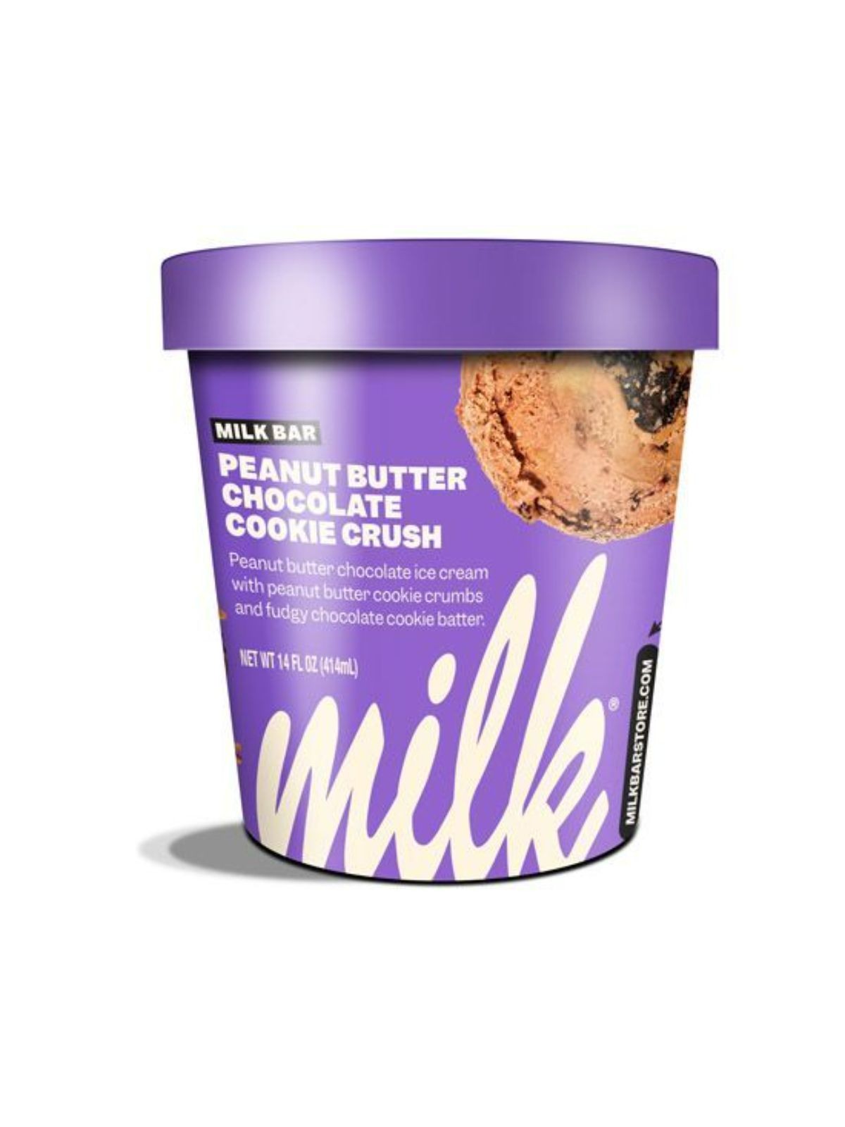 Order Milk Bar Peanut Butter Choc Cookie Ice Cream (14 oz) food online from Stock-Up Mart store, Houston on bringmethat.com