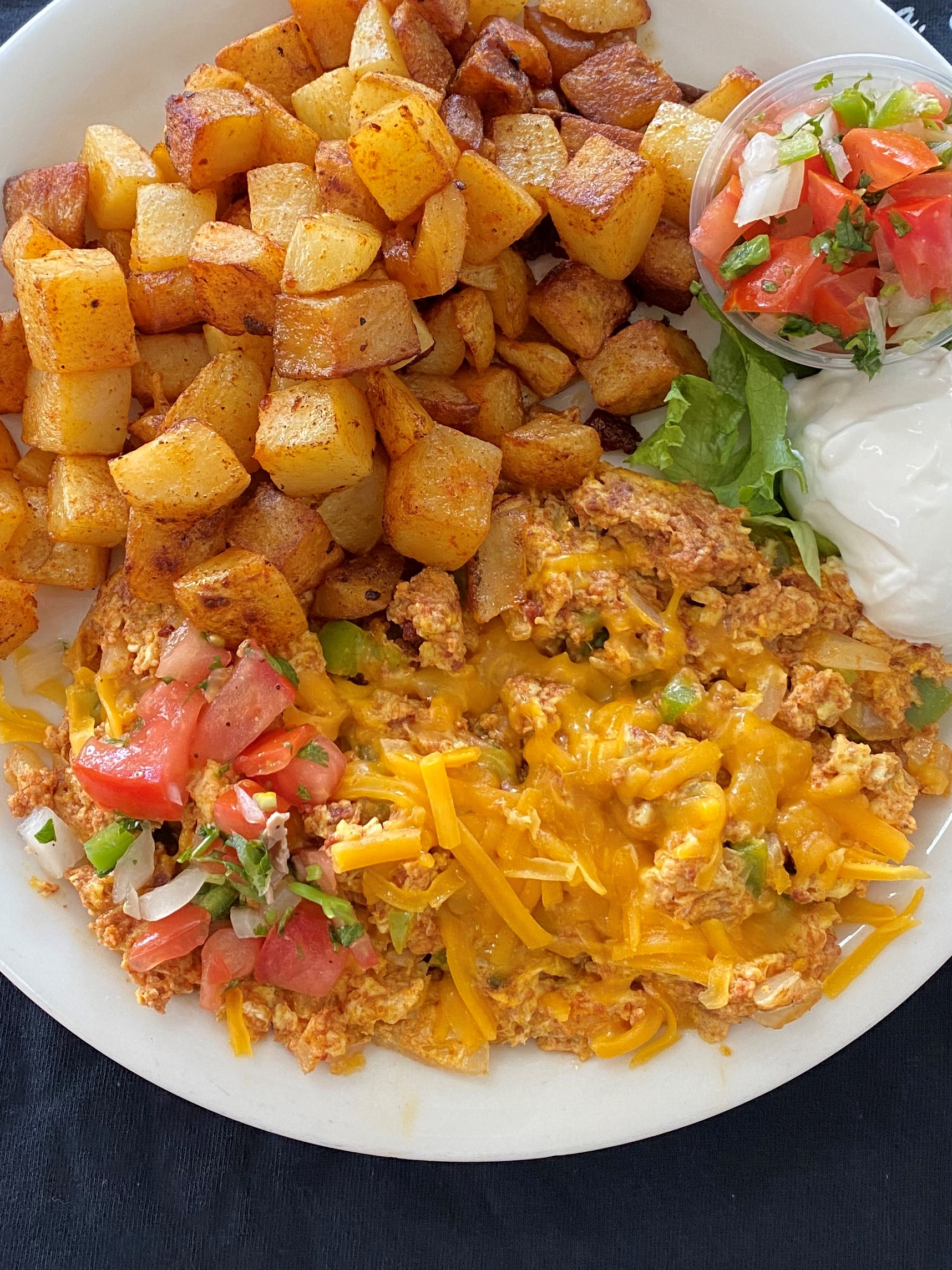 Order Mexican Scramble food online from Cafe 126 store, Ventura on bringmethat.com