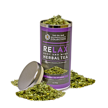 Order Relax Body and Mind Herbal Tea food online from The Oil Bar store, Atlanta on bringmethat.com