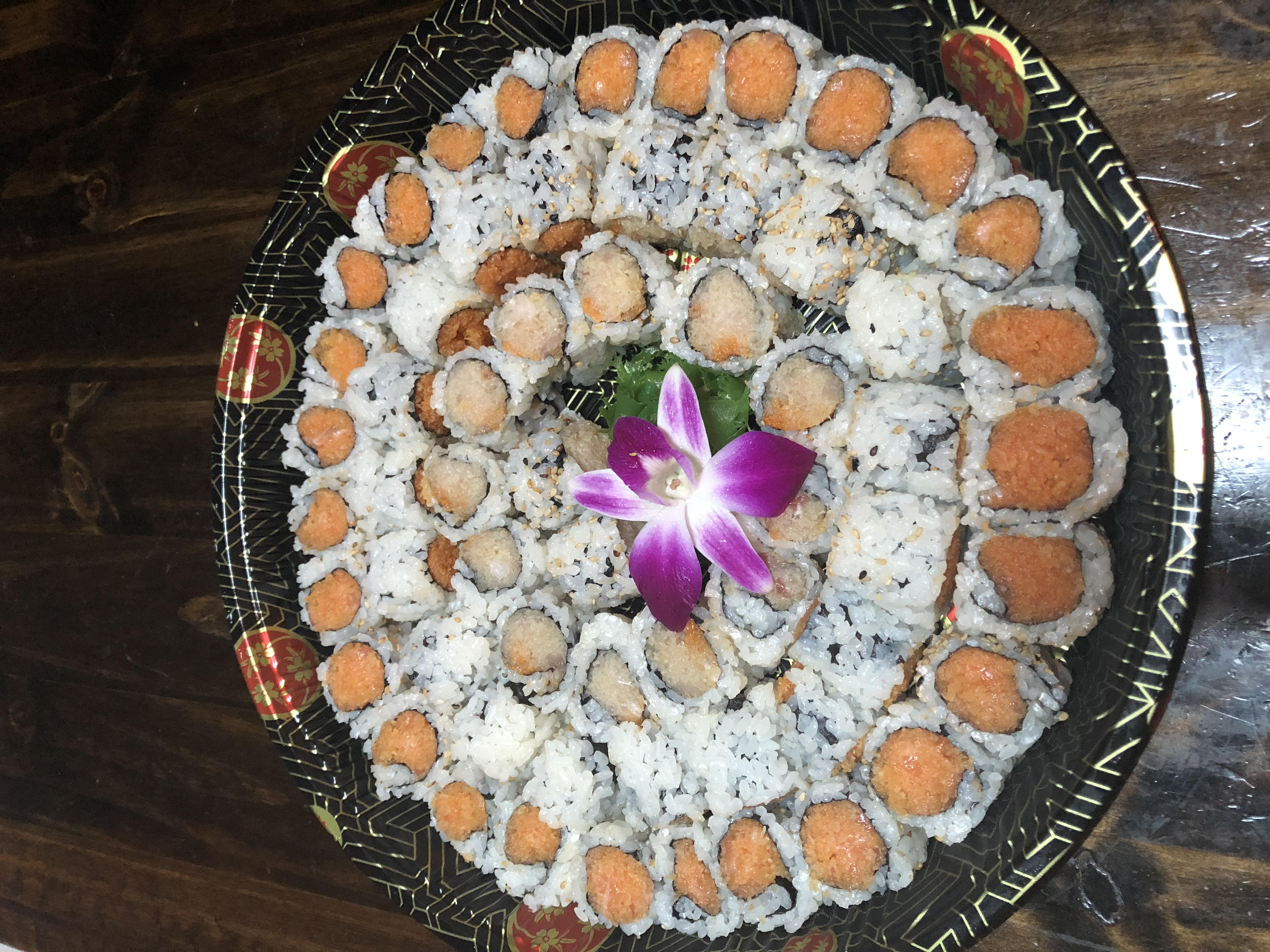 Order Crunchy Rolls Platter food online from Amber store, New York on bringmethat.com