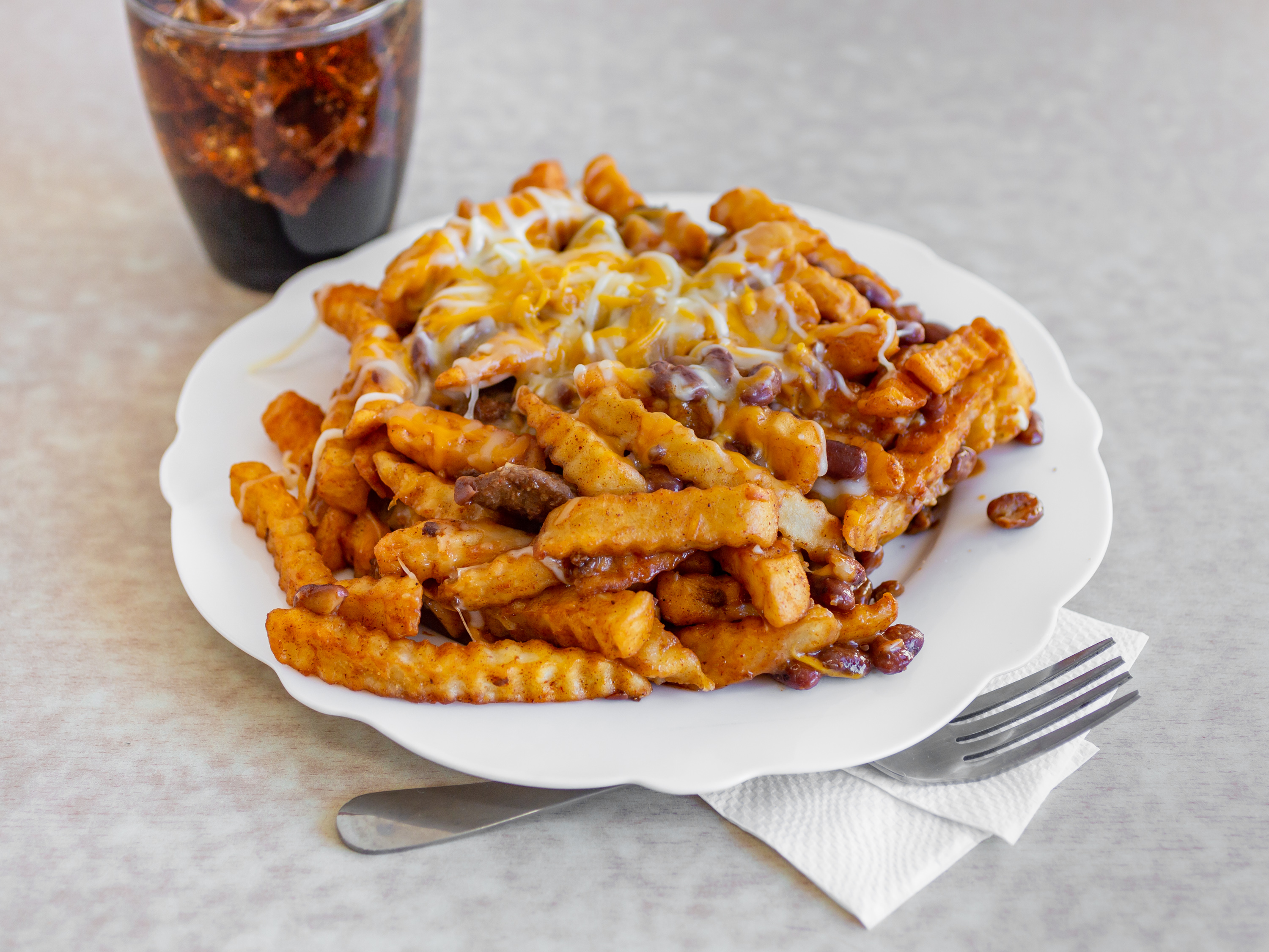 Order Chili cheese fries food online from China road store, Long Beach on bringmethat.com
